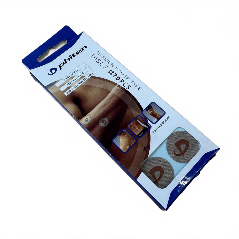 Phiten Titanium Power Tape‎ Discs - 70 Pieces Pain Relief Patches